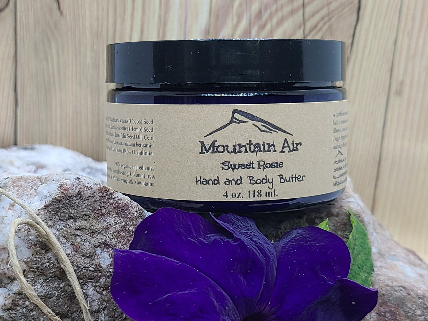 Organic Hand and Body Butter, Organic, Plant-Based All Natural, Nourishing, Moisture, Foot Balm, Men & Women, Children, Calming, Smoothing