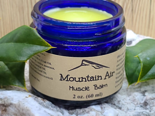 Muscle Balm, Organic, Sore Muscle Rub, Aches, Bruising, Gift, Arthritis Rub, Anti-inflammatory, Sustainable, Responsibly Sourced