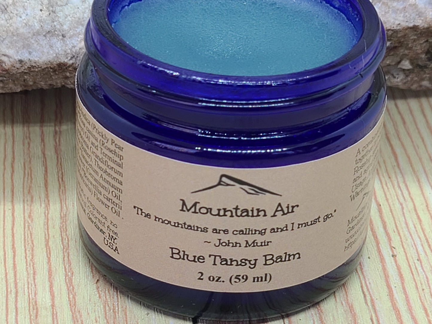 Blue Tansy Balm, 2 oz., Face Serum, Extreme Hydration, Anti-Aging, Gifts, Organic, Sensitive Skin, Nourishing, Sustainable, Vegan