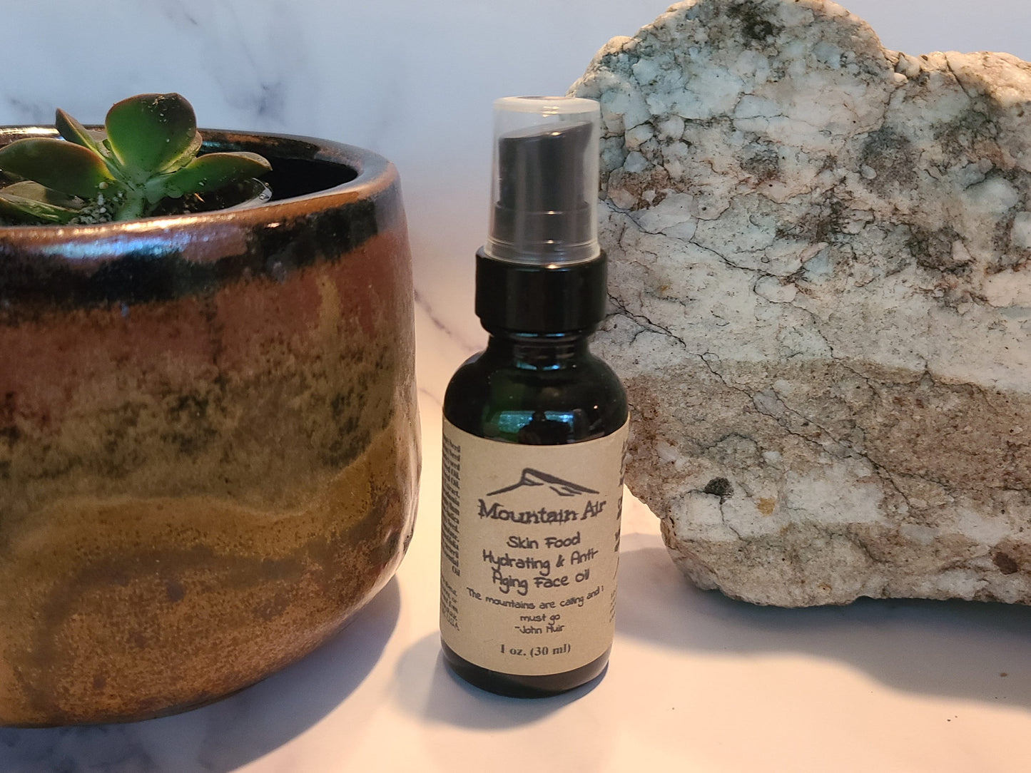 Organic Skin Food, Sustainable, Face Oil, Sensitive, Serum, Nourishing, Moisturizing, Squalene, CoQ10, Gift, Mom, Wife, Anti-Aging, Vegan